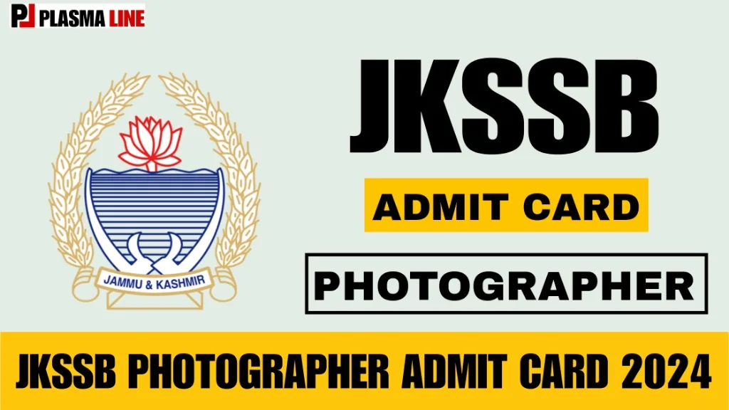 JKSSB Photographer Admit Card 2024