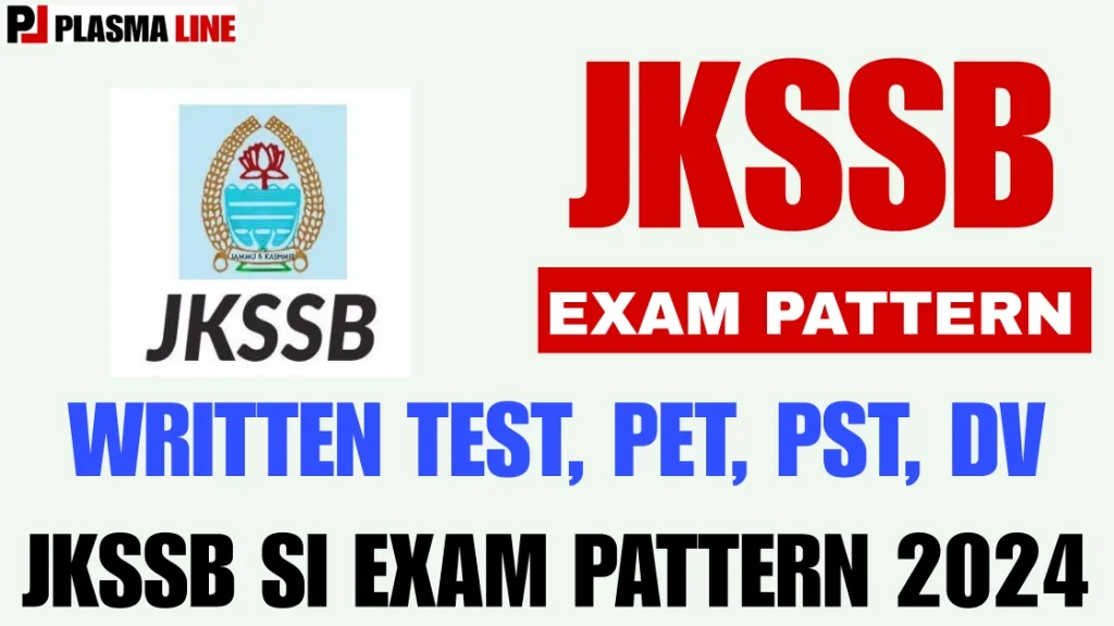 JKSSB SI Exam Pattern 2024